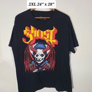 Ghost Cardinal Copia Black 2XL Band T-Shirt Goth Rock/Metal